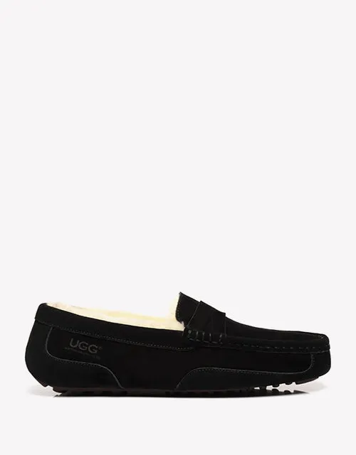 Australian Shepherd UGG Fashion Men Wool Moccasin