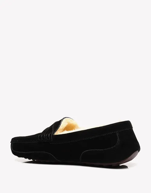 Australian Shepherd UGG Fashion Men Wool Moccasin
