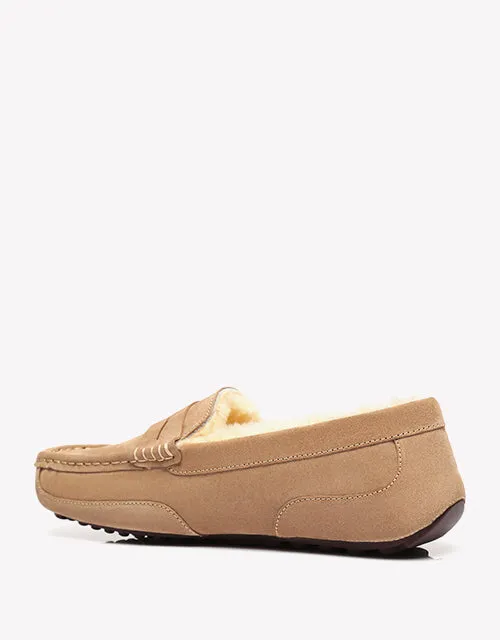 Australian Shepherd UGG Fashion Men Wool Moccasin