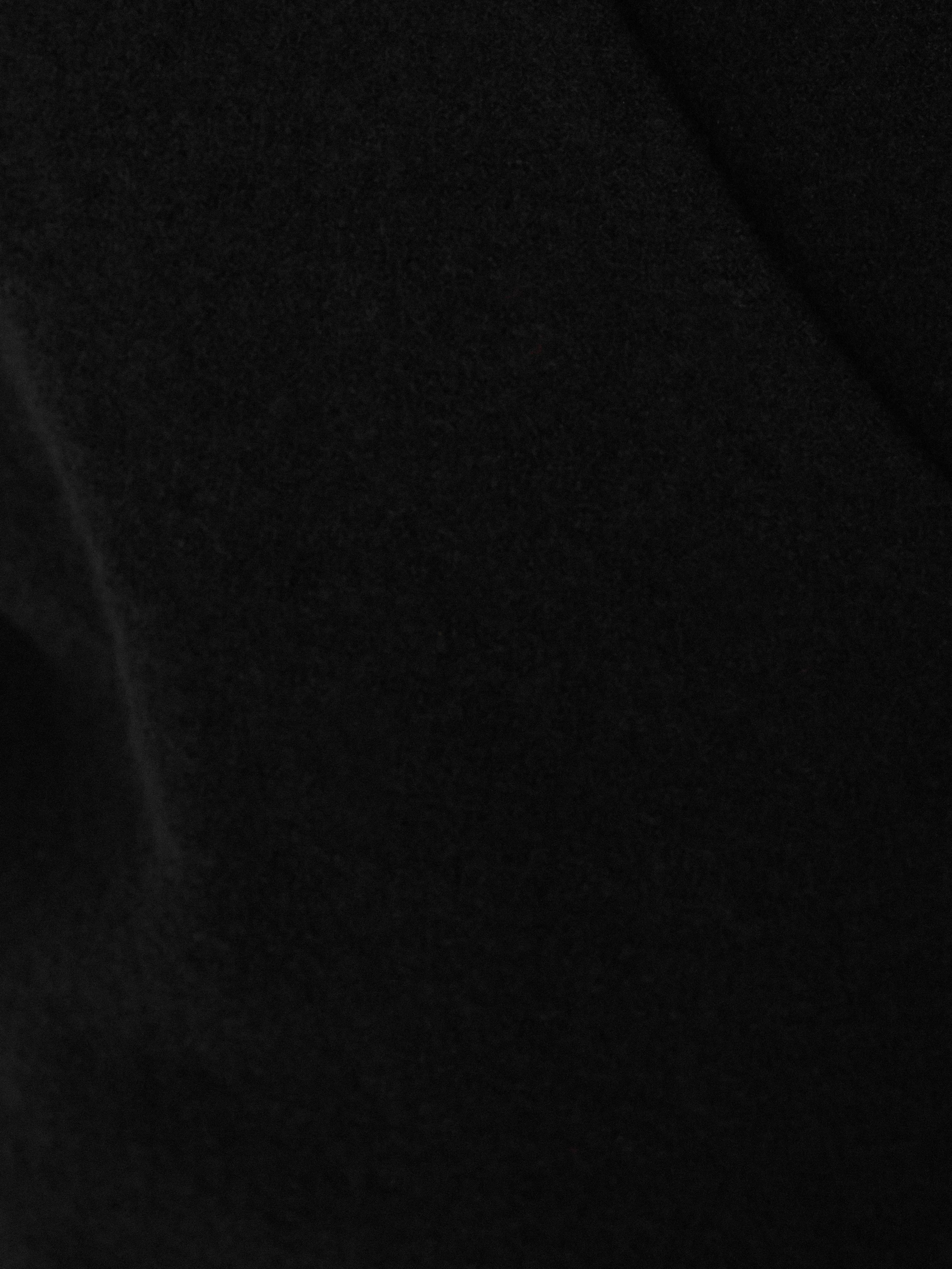 Boiled Wool Blend Disc Dress | Black