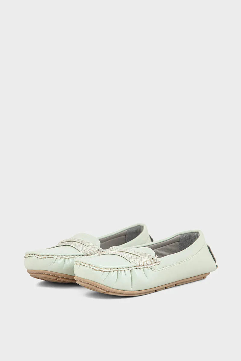 Casual Moccasin I60087-PISTAGREEN