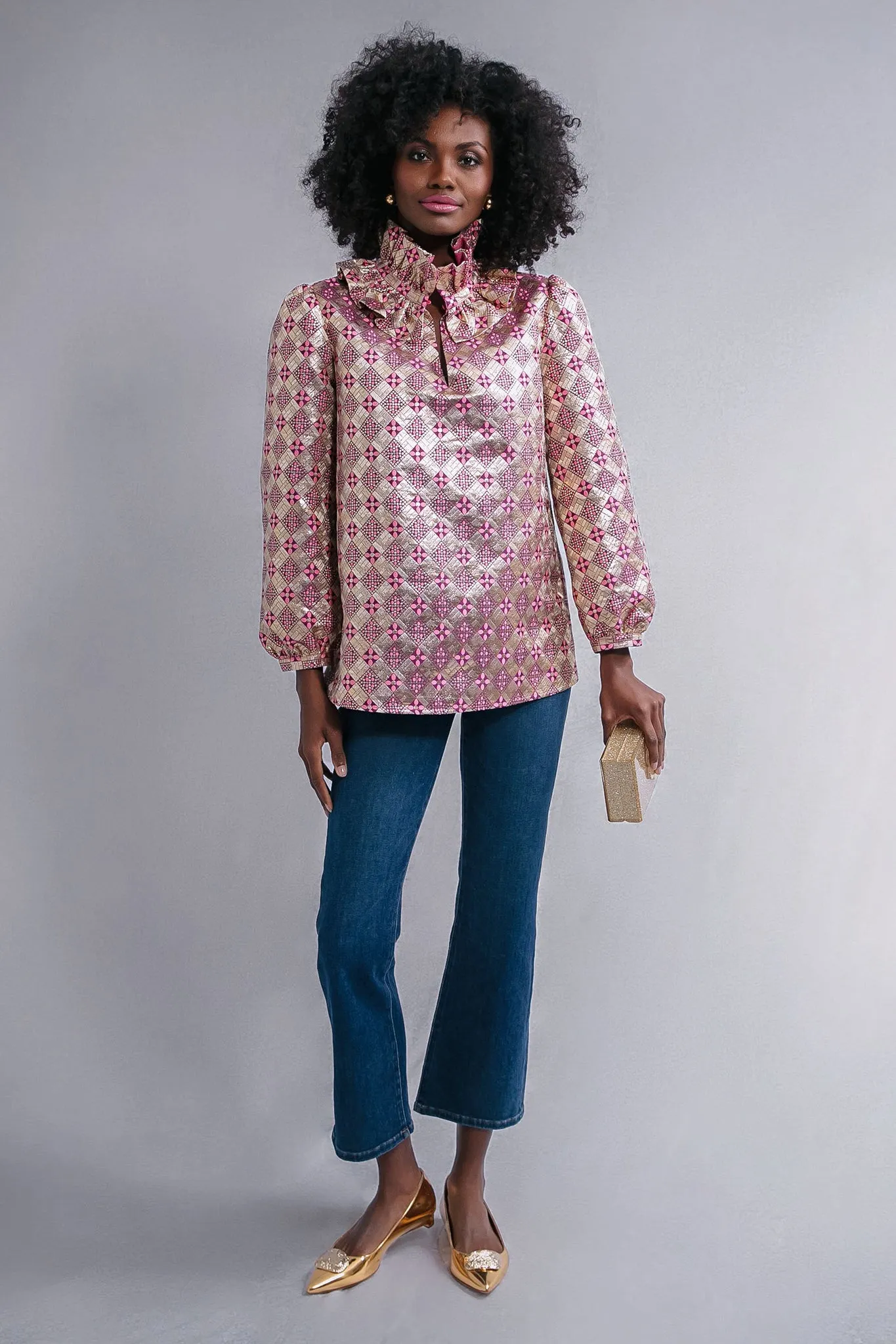 Champagne Dreams Bouvier Blouse