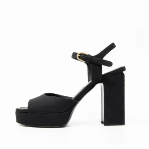 Chanel Black 22S Runway CC Platform Sandals 36.5