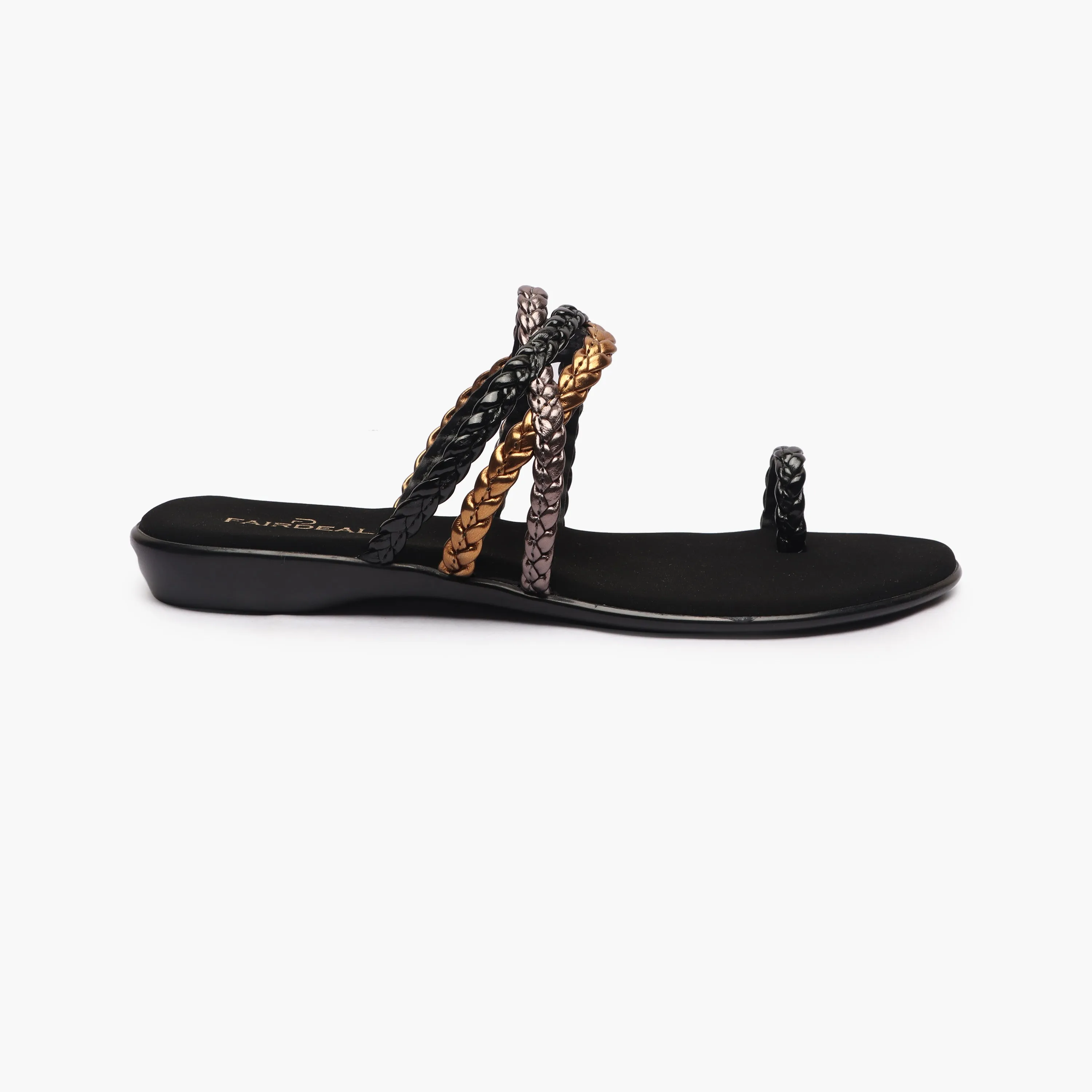 Criss Cross Braided Flats