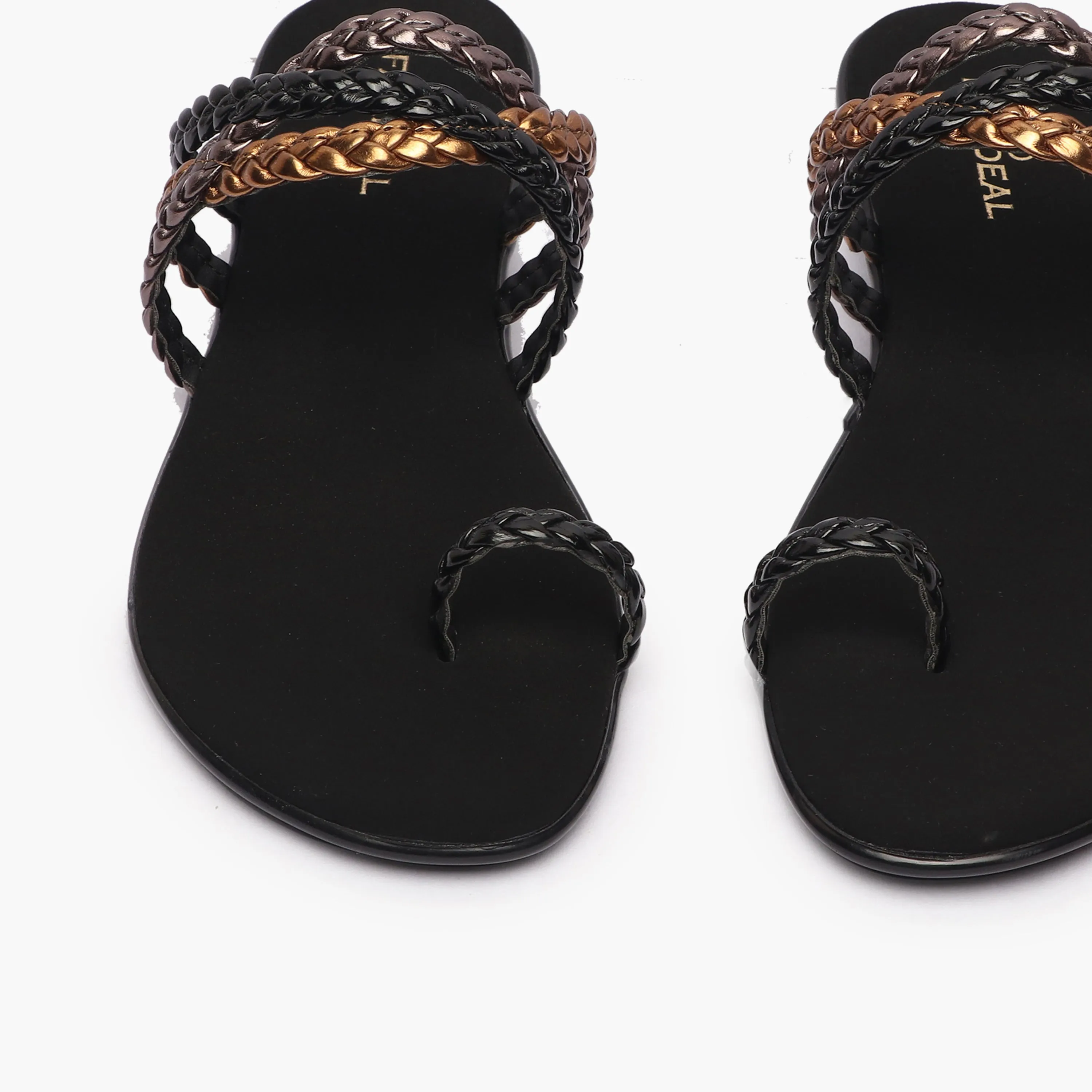 Criss Cross Braided Flats