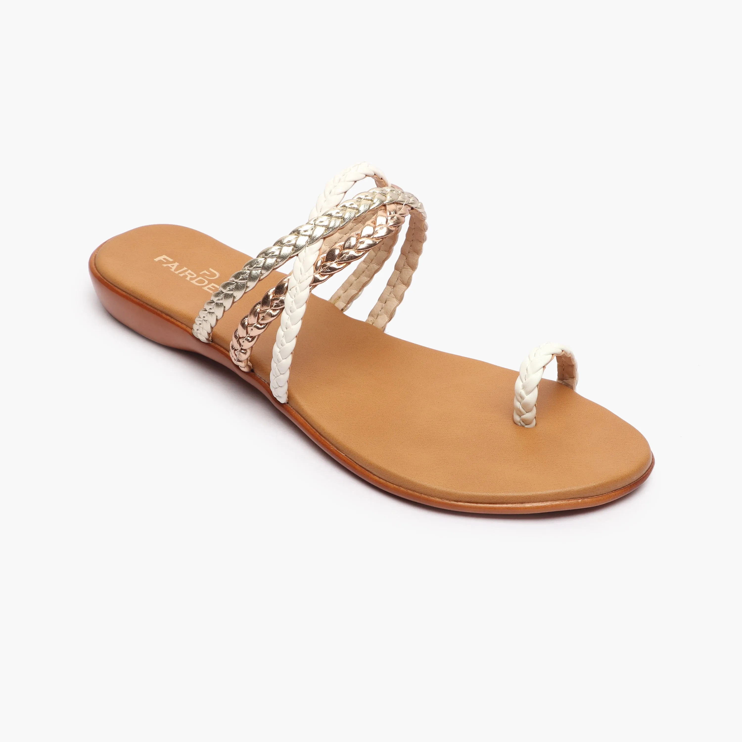 Criss Cross Braided Flats