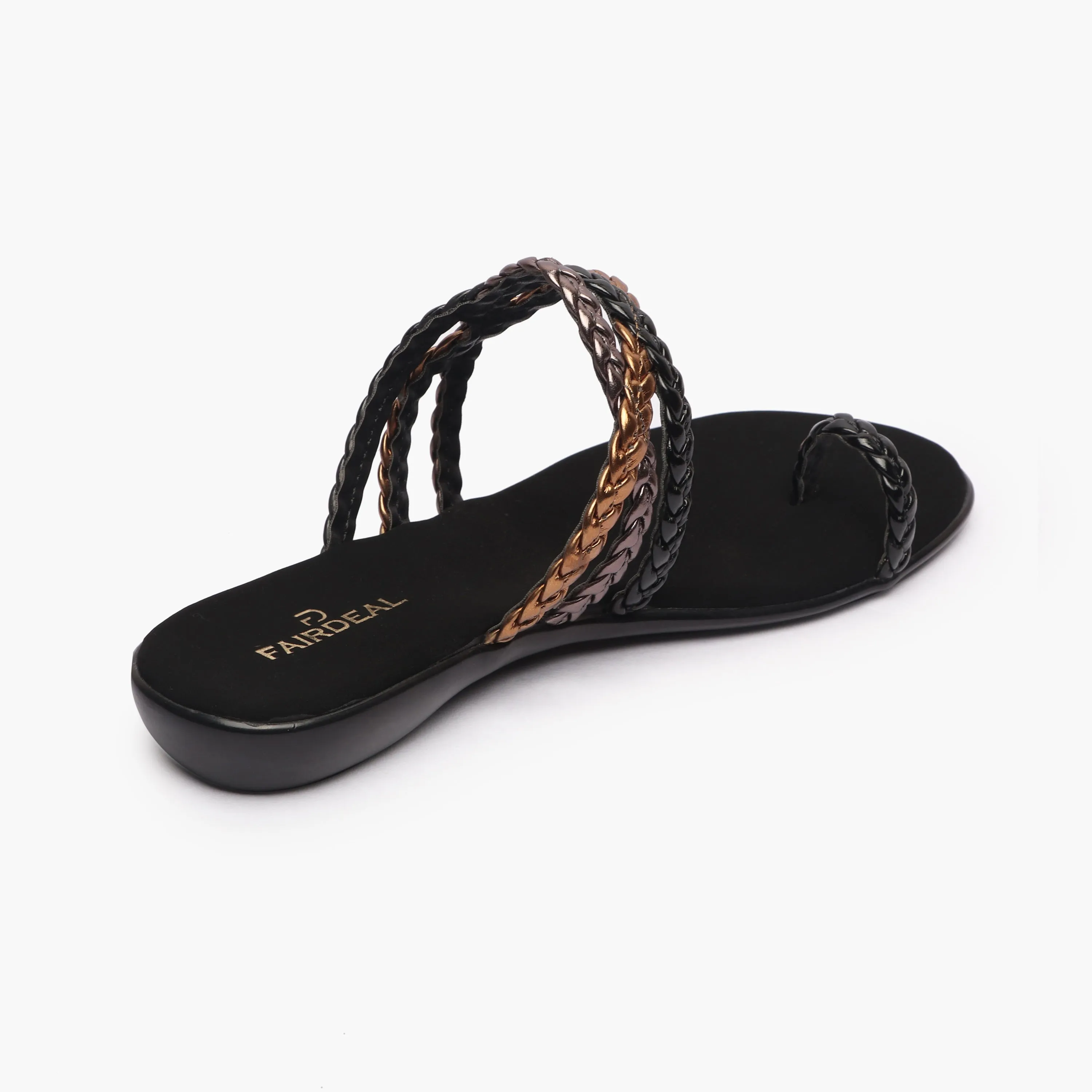 Criss Cross Braided Flats