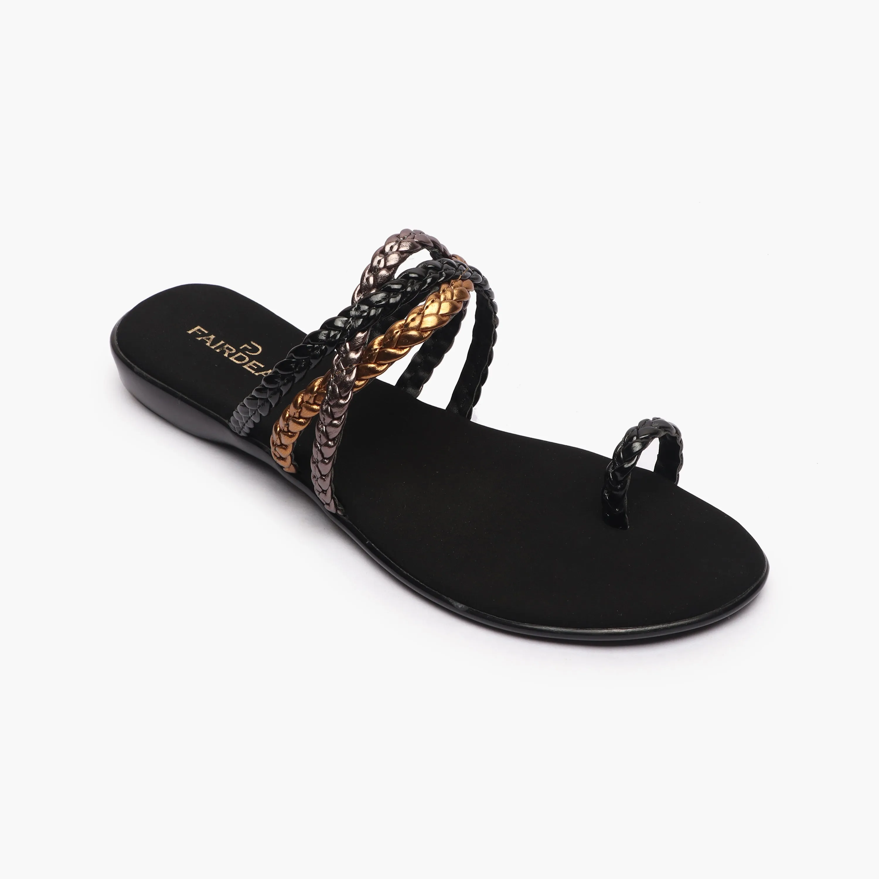 Criss Cross Braided Flats