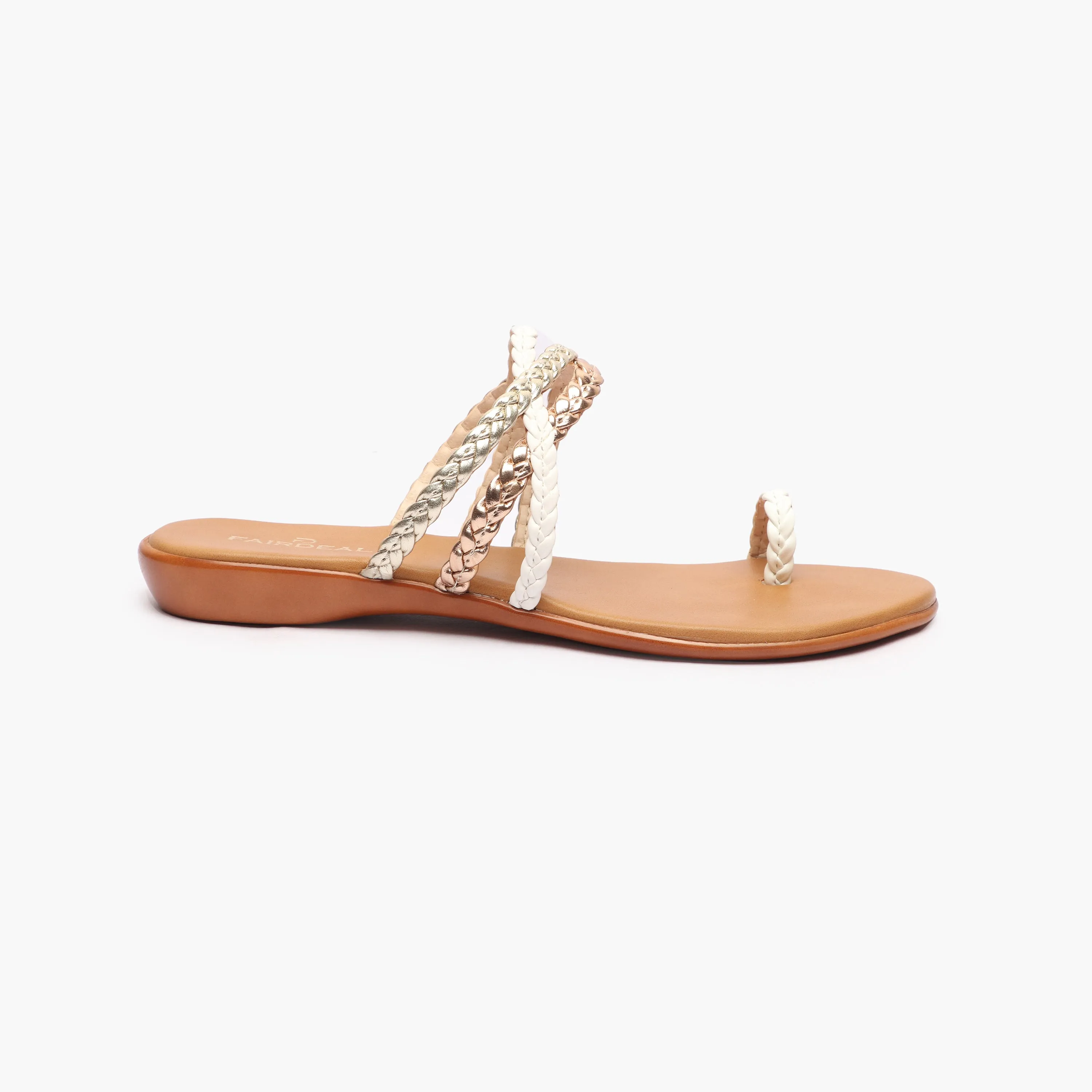 Criss Cross Braided Flats