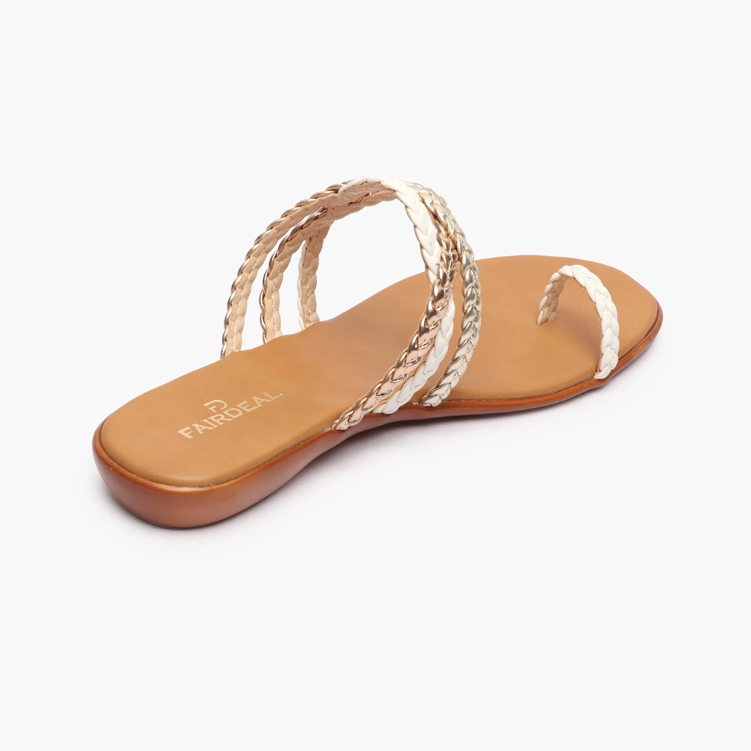 Criss Cross Braided Flats