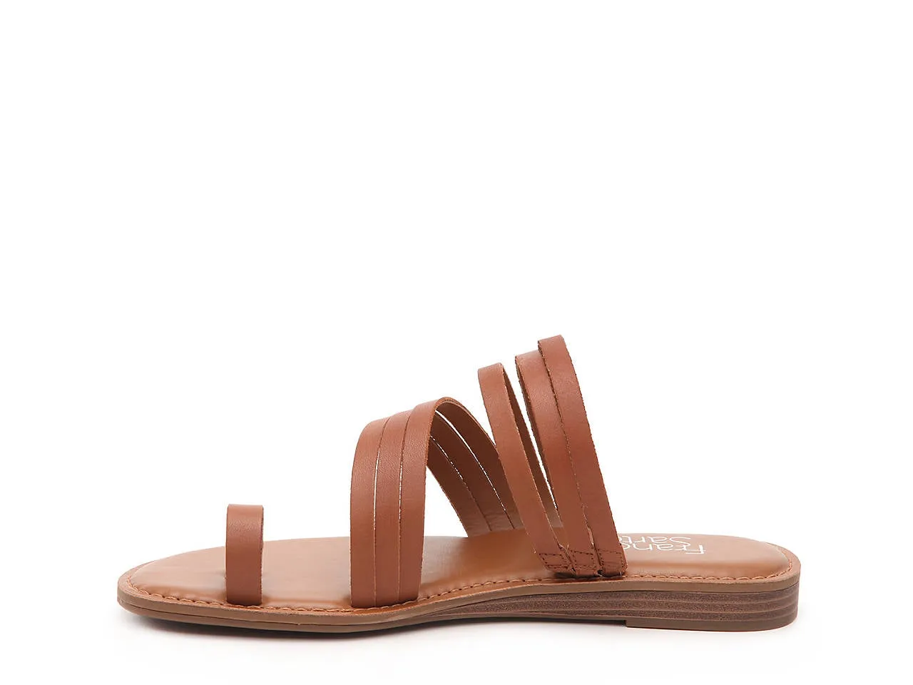 Giuseppe Light Brown Leather Franco Sarto Sandal