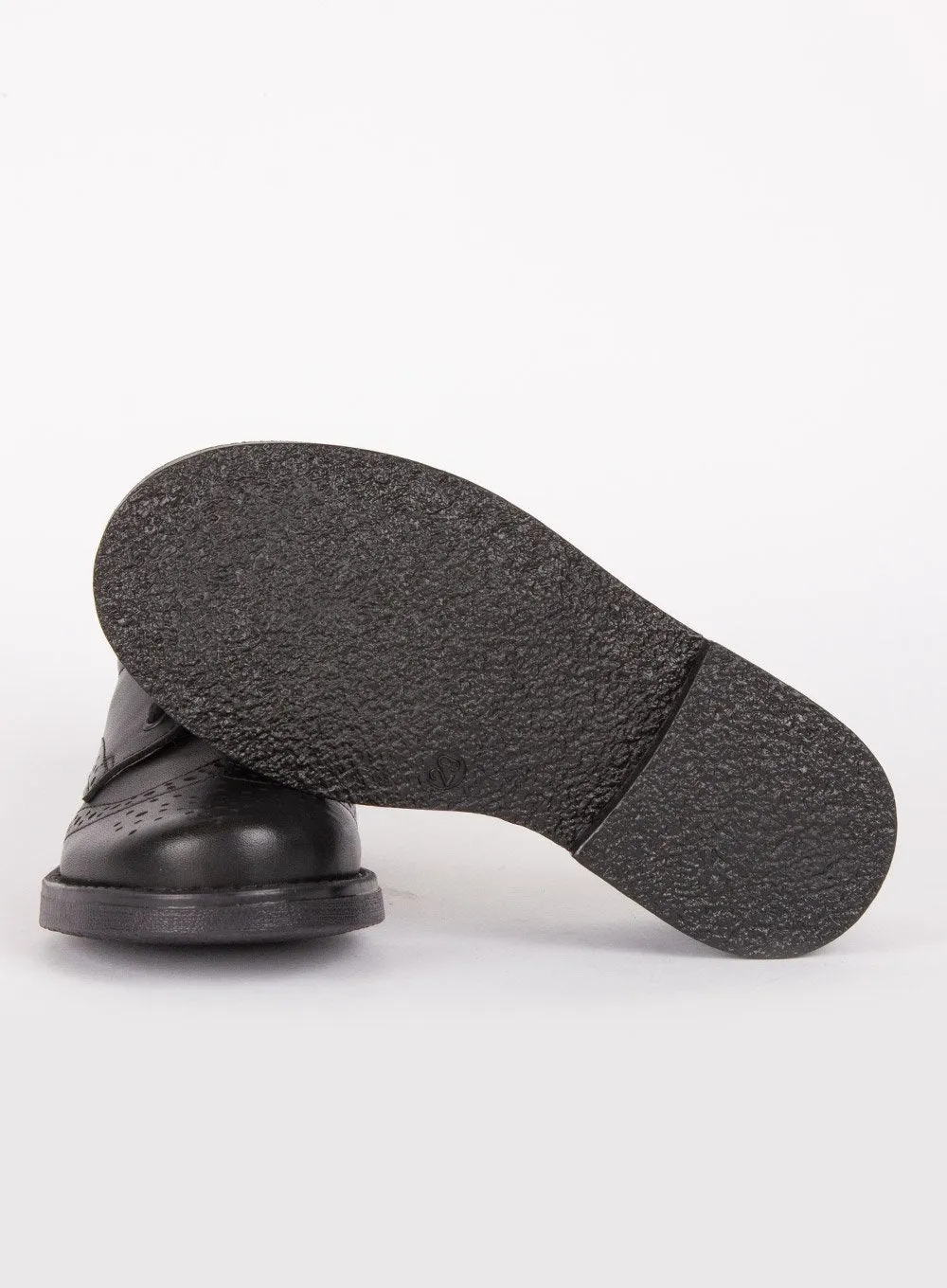 Hampton Classics Hamish School Shoes in Black