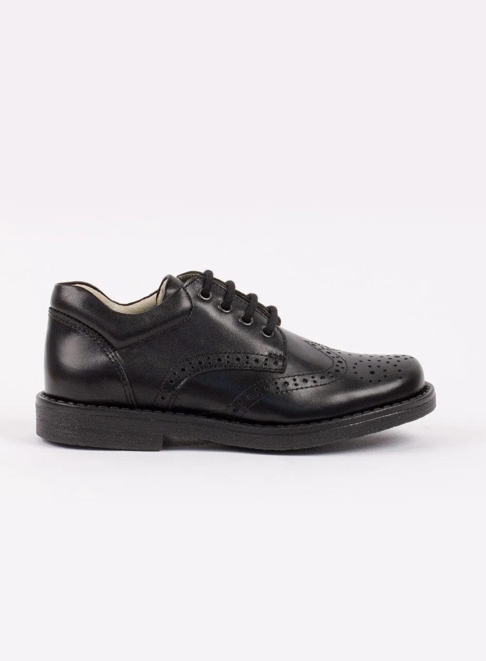 Hampton Classics Hamish School Shoes in Black