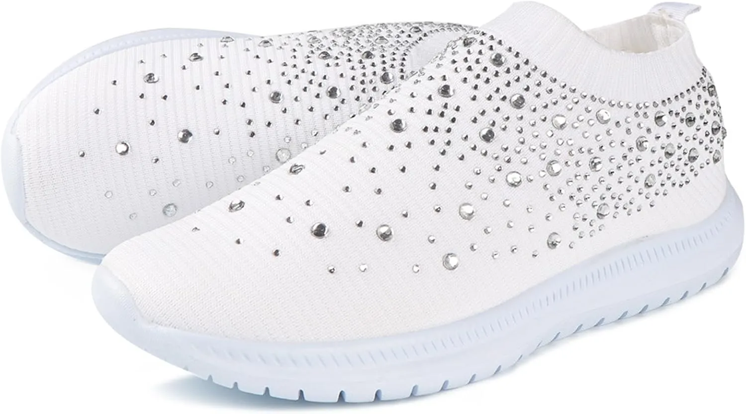 Ladmiple Shoes For Women Sneakers Slip On Walking Shoes Lightweight Running Jogging Sneakers Non Slip Gym Tennis Shoes