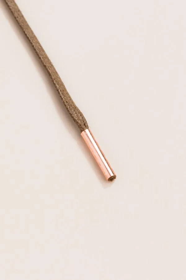 Light Brown | Flat Waxed Shoelaces