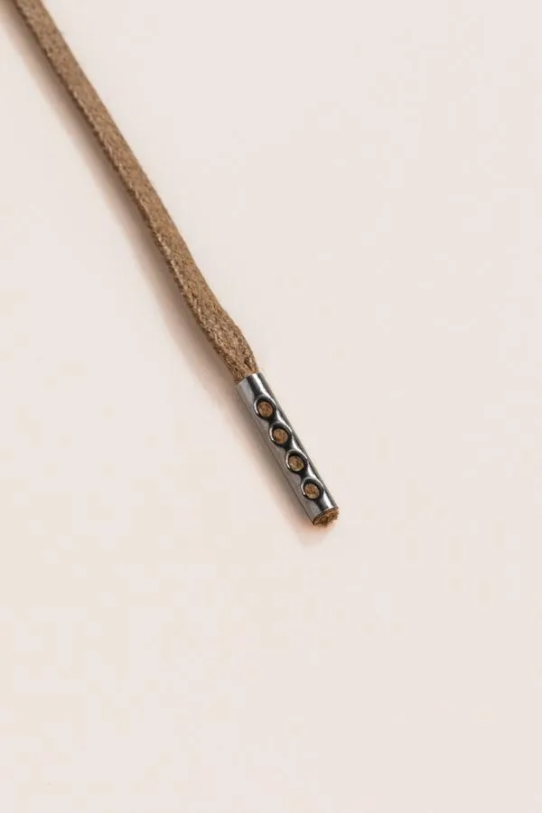 Light Brown | Flat Waxed Shoelaces