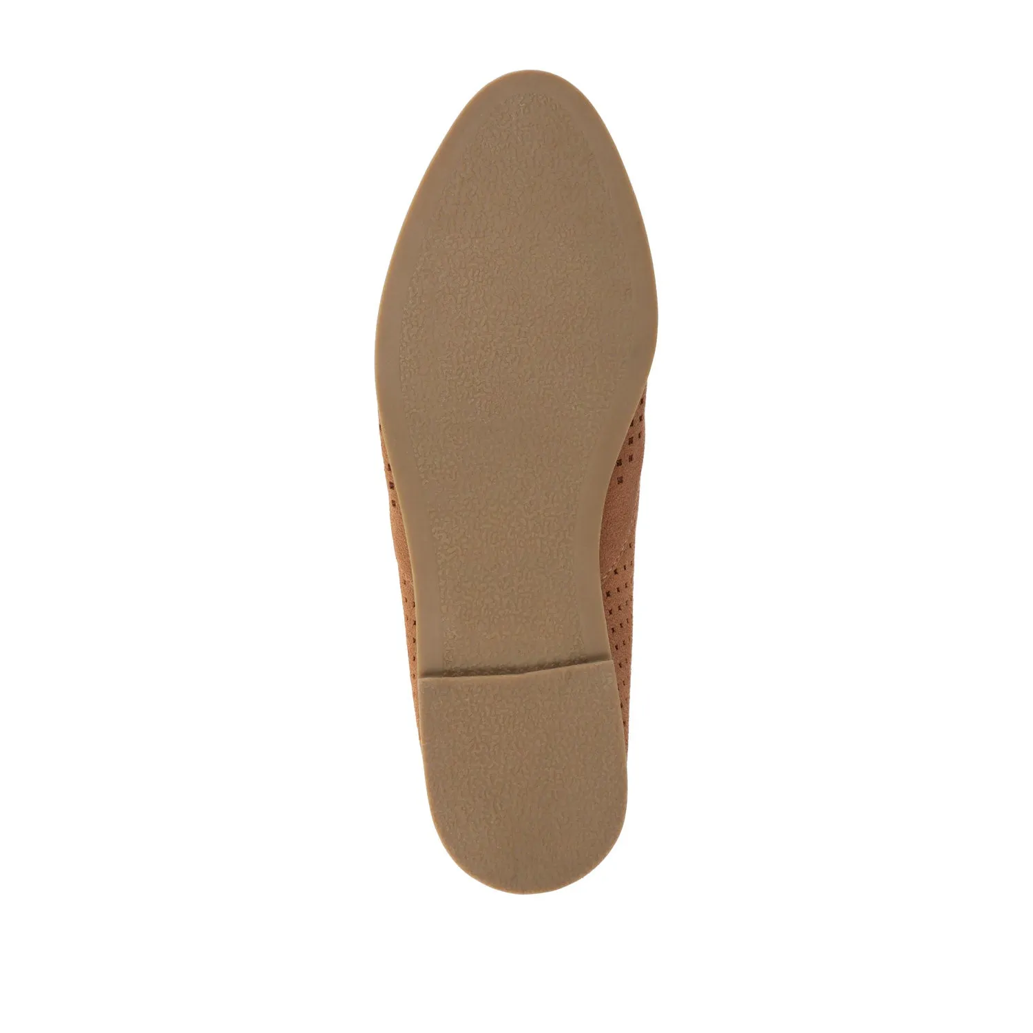 LUCIE LOAFER FLATS IN FAUX SUEDE