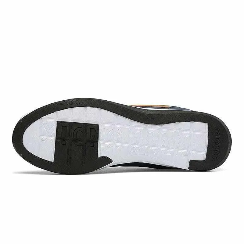 Men's Leather  Luxury Brand Casual Shoe/Sneakers Italian Breathable Leisure Male Footwear