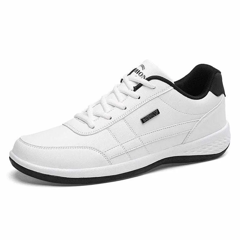Men's Leather  Luxury Brand Casual Shoe/Sneakers Italian Breathable Leisure Male Footwear