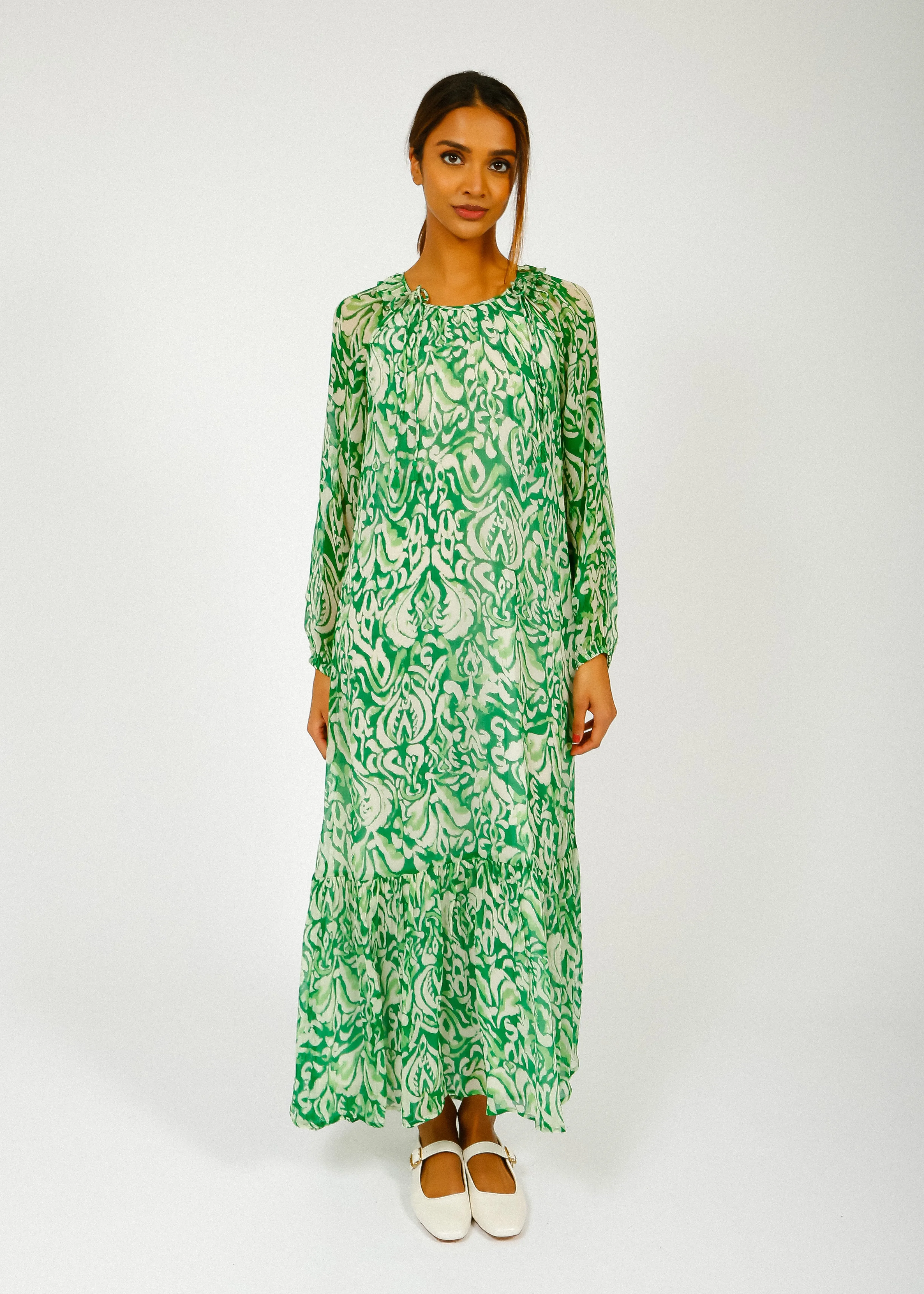 MOLIIN Courtney Dress in Irish Green