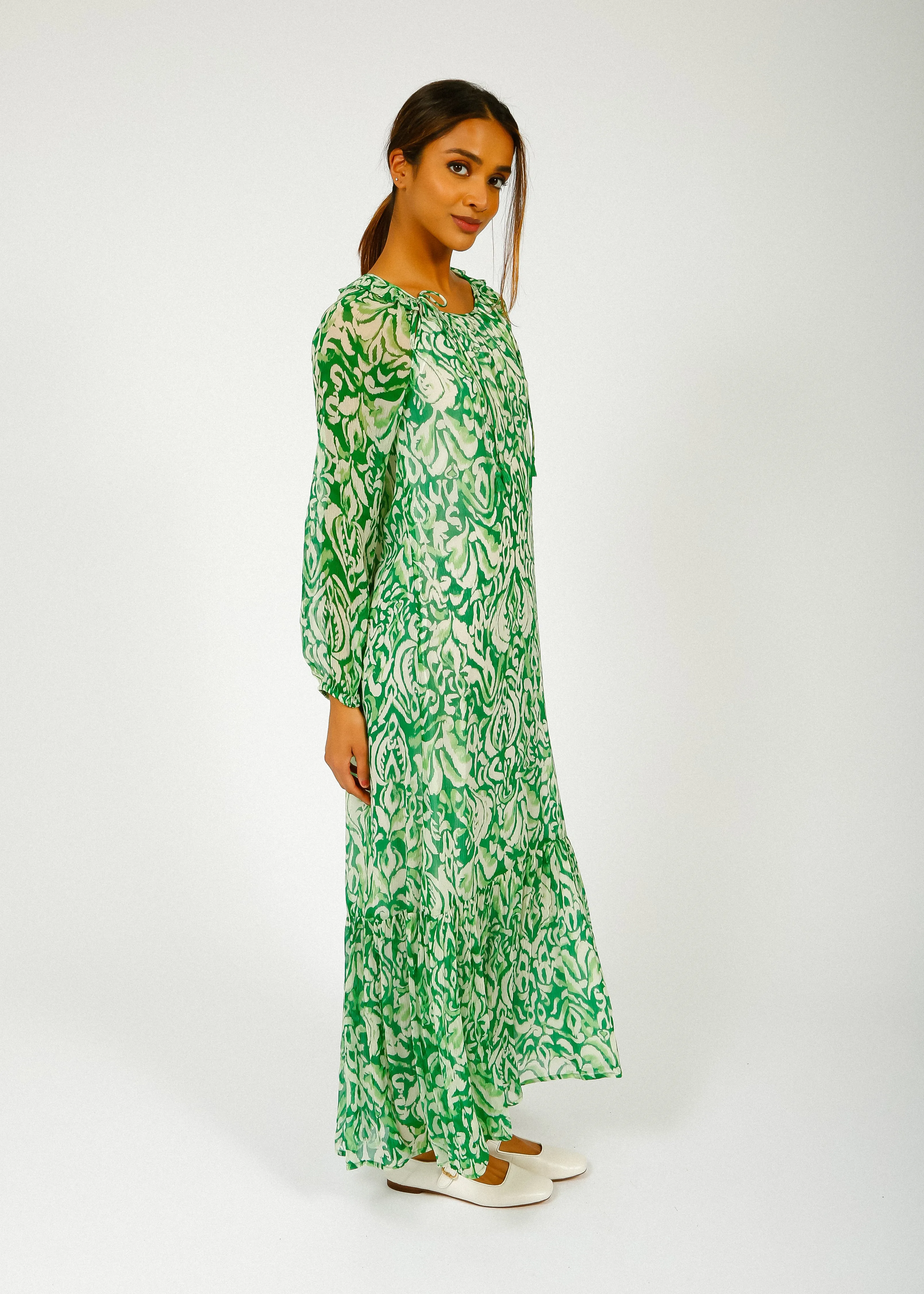 MOLIIN Courtney Dress in Irish Green