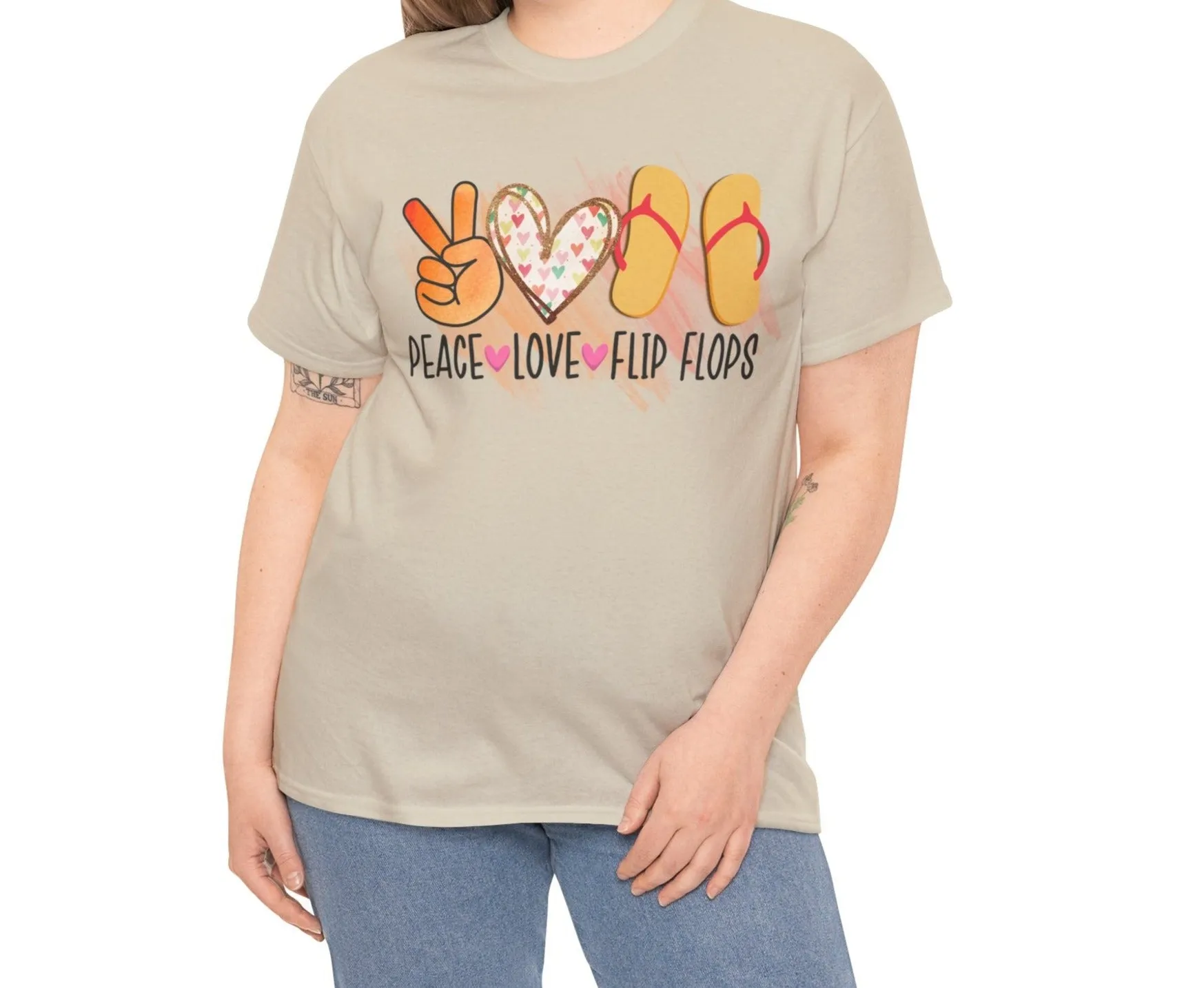 Peace, Love, Flipflops | Tee