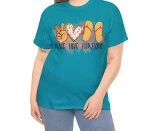 Peace, Love, Flipflops | Tee