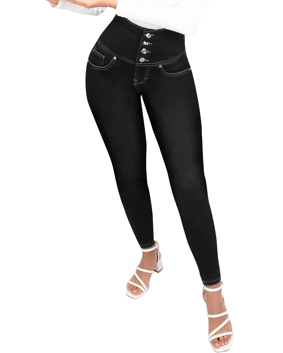 Sculpted Fit High-Waist Jeans