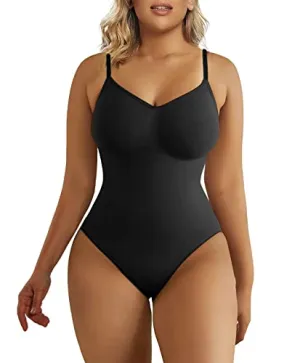 SHAPERX Tummy Control Shapewear Bodysuit