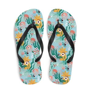SpongeBob SquarePants Barnacle Blues Adult Flip Flops