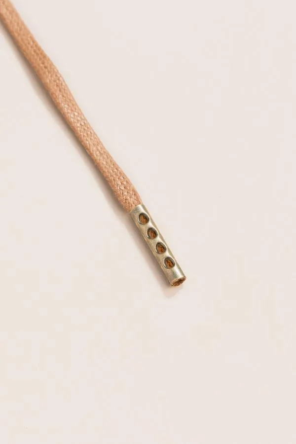 Taupe | Flat Waxed Shoelaces