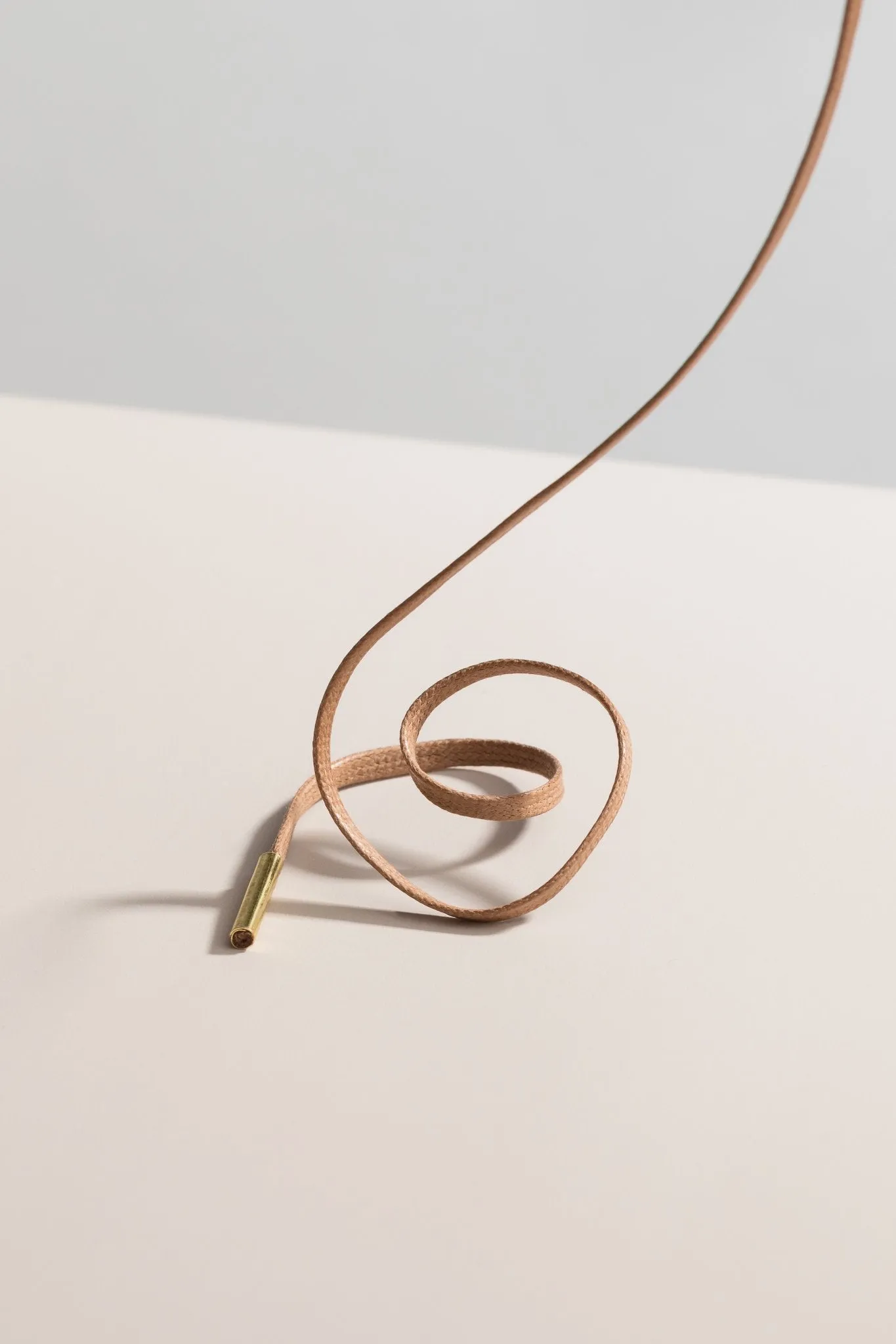 Taupe | Flat Waxed Shoelaces