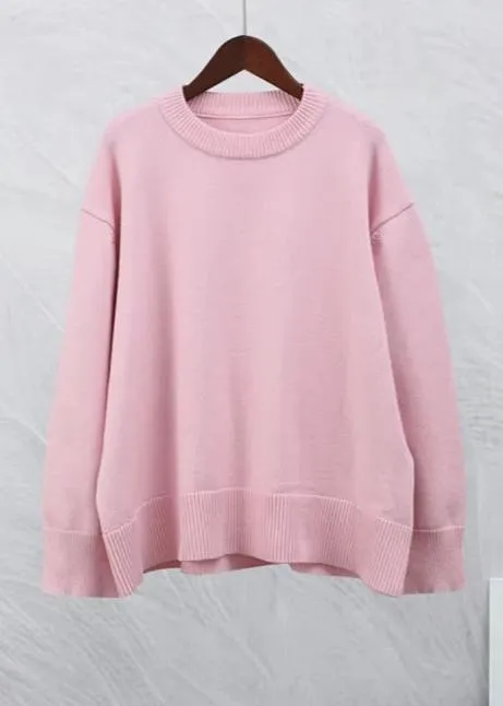 TINA | Roze Oversized Crewneck