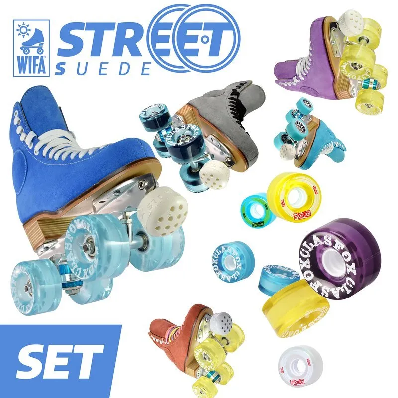 Wifa Street Suede   Elyo Aluminium Plates FULL SKATE PACKAGE