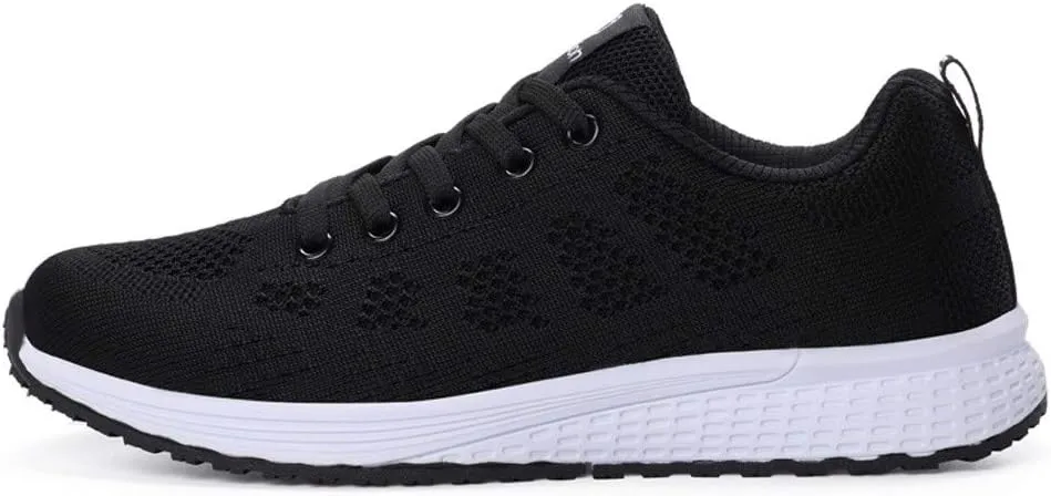 Women's Lace Up Walking Running Shoes Tennis Casual Mens Running Shoes Breathable Men Casual Dress Shoes Brown Sneakers Platform Tennis Shoe Cross Trainer Shoe