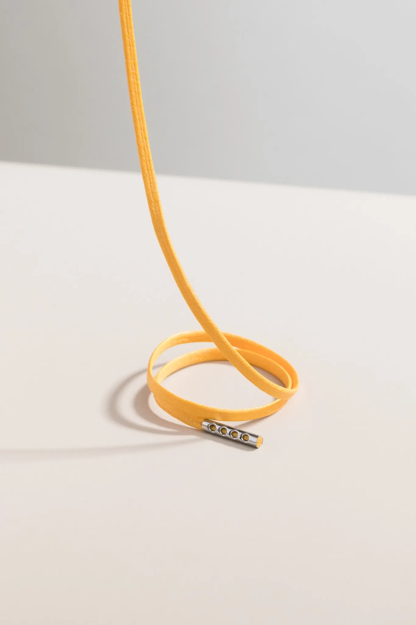 Yellow | Flat Waxed Shoelaces